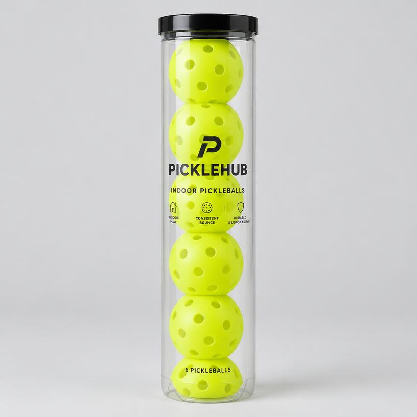 Hub Indoor Ball 6-Pack by PickleHub