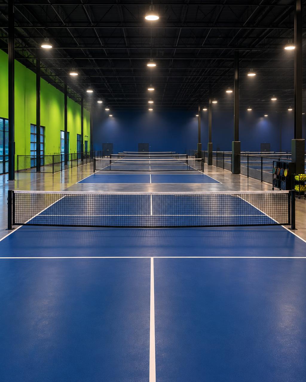 Corporate team-building event on PickleHub courts