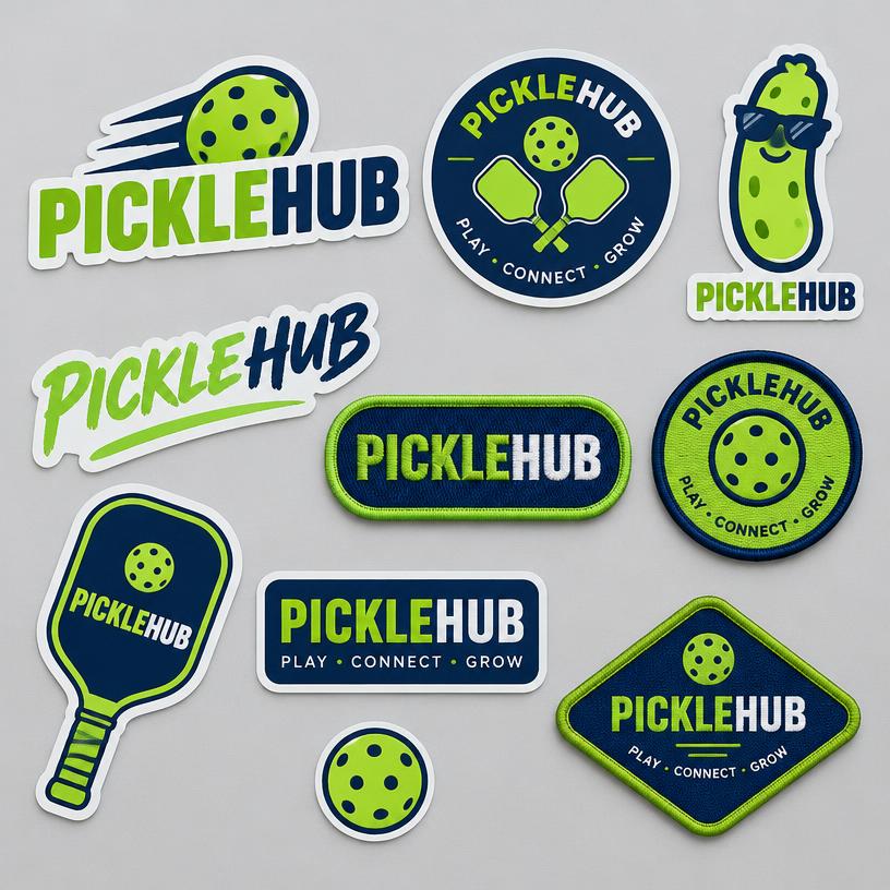 Sticker and Patch Set by PickleHub